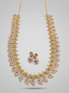 Mango Paisley  Long Necklace Set
