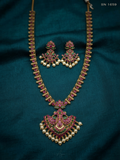 Peacock Long Haram Necklace Set