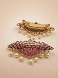 Kundan Studded Hair Barrette