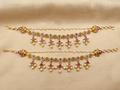 Floral KaanChain with  Pearl Drops