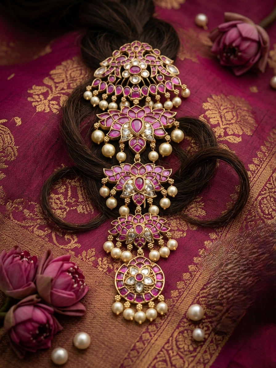 Floral Bridal Choti