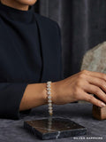 Two-Tone Laurel Leaf Bracelet