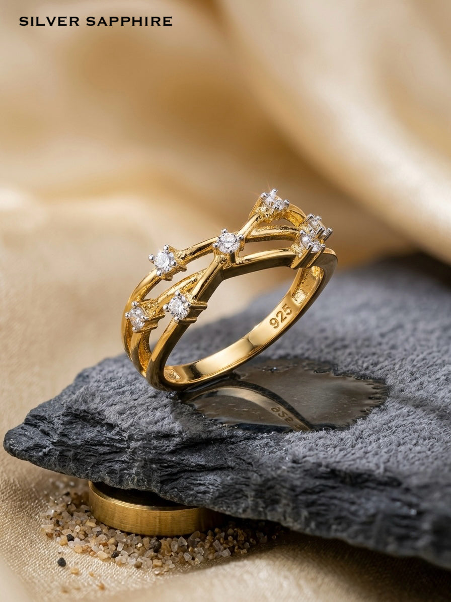 Two-Tone Constellation Ring
