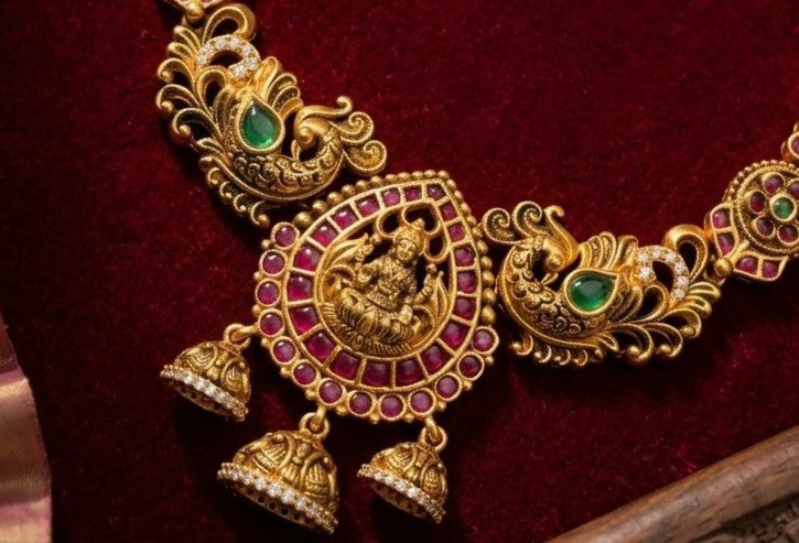 Lakshmi Temple Necklace