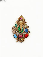 Navratna Ganesha Pendant