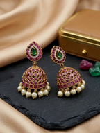 Kundan Dome Jhumka