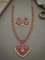 Peacock  Long Necklace Set