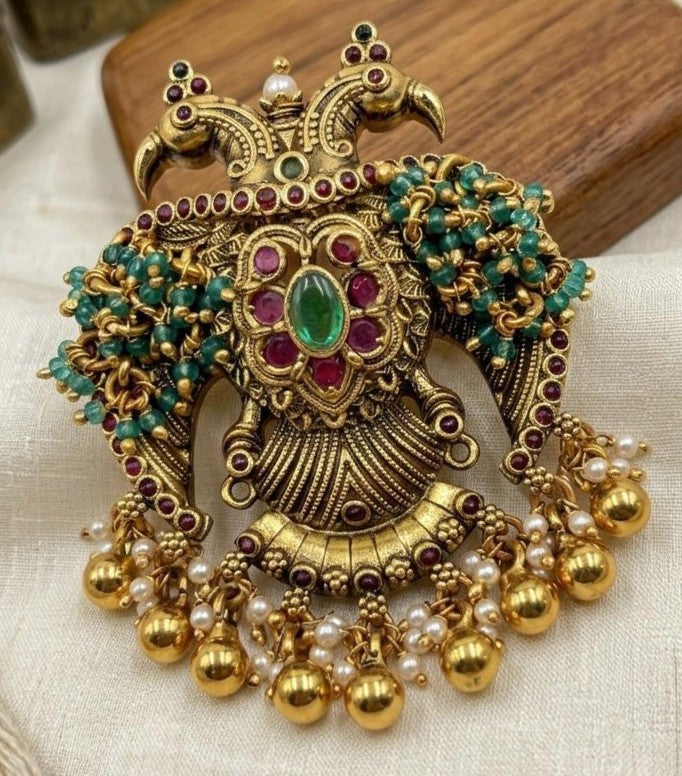 Gandaberunda Heritage Temple Pendant