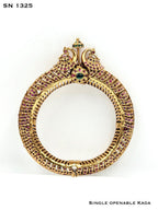 Peacock Ruby Kada Bangle