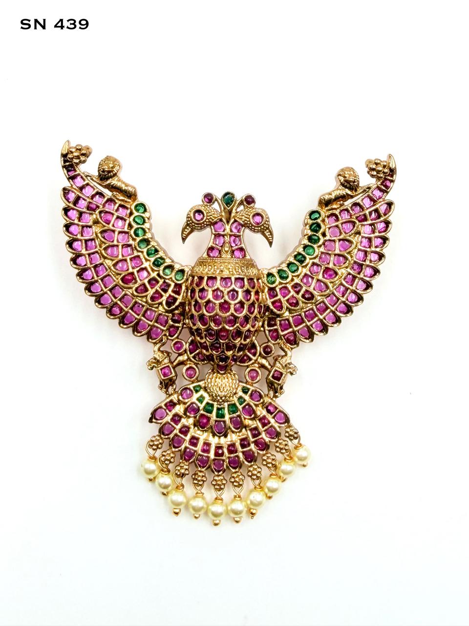 Gandaberunda Double-Headed Pendant