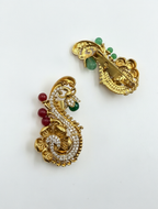 Antique  Scroll Saree Pin