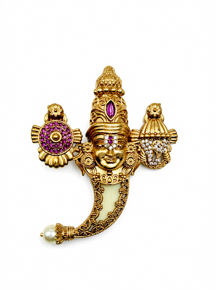 Lord Balaji Nakshi Pendant