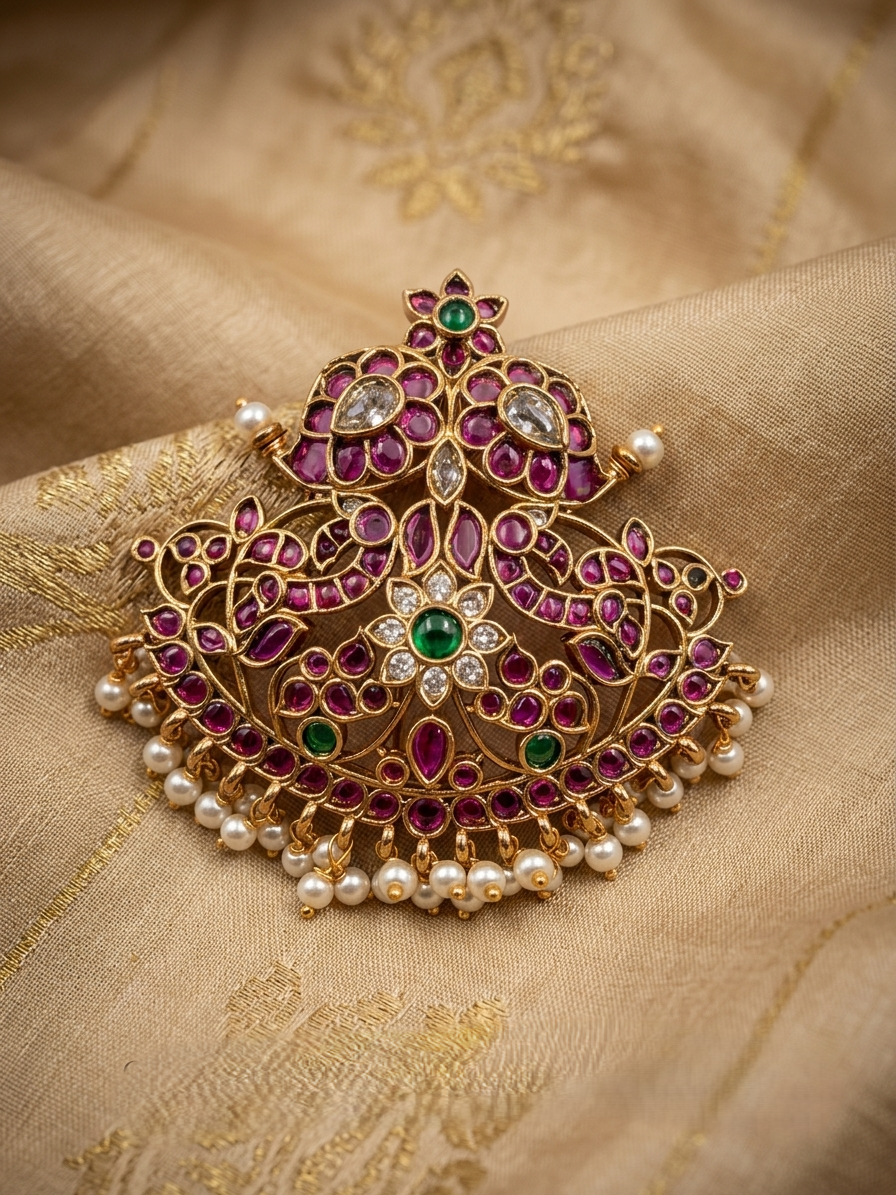 Scrollwork Bridal Choti