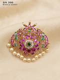 Chandbali Floral Single Choti