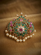 Chandbali Floral Single Choti