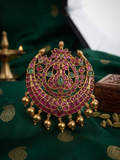 Chandbali Crescent Bridal Choti