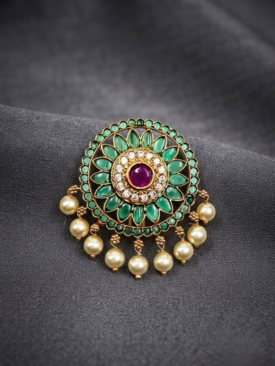 Floral Stone Choti