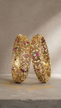 Filigree Floral Design Bangles