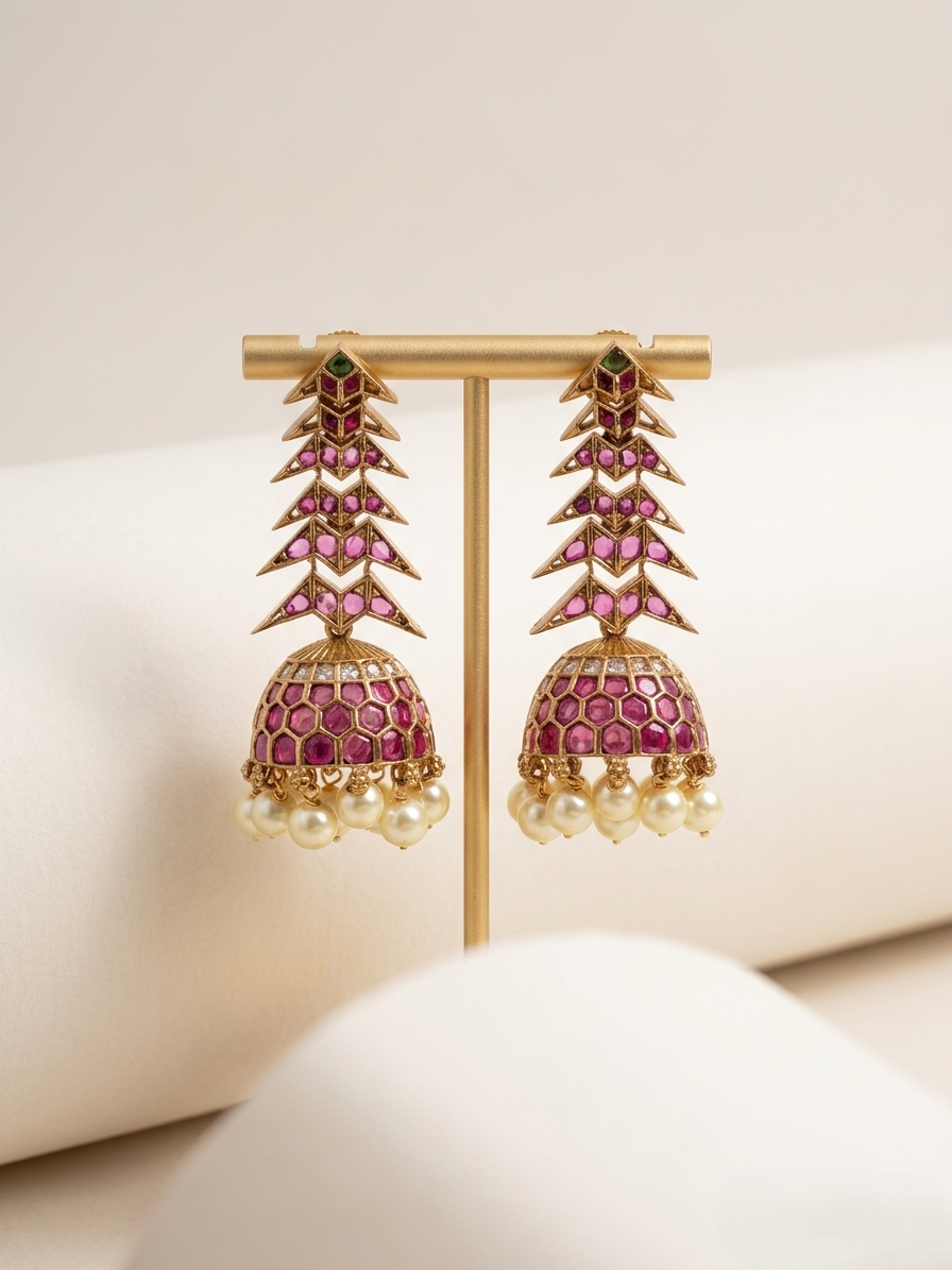 Chevron Jhumka