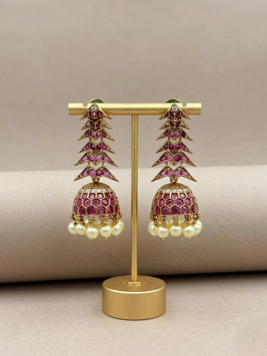 Chevron Jhumka