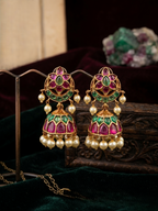 Lotus Chandbali Jhumka (SN 258)