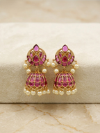 Kundan Jhumka Earrings