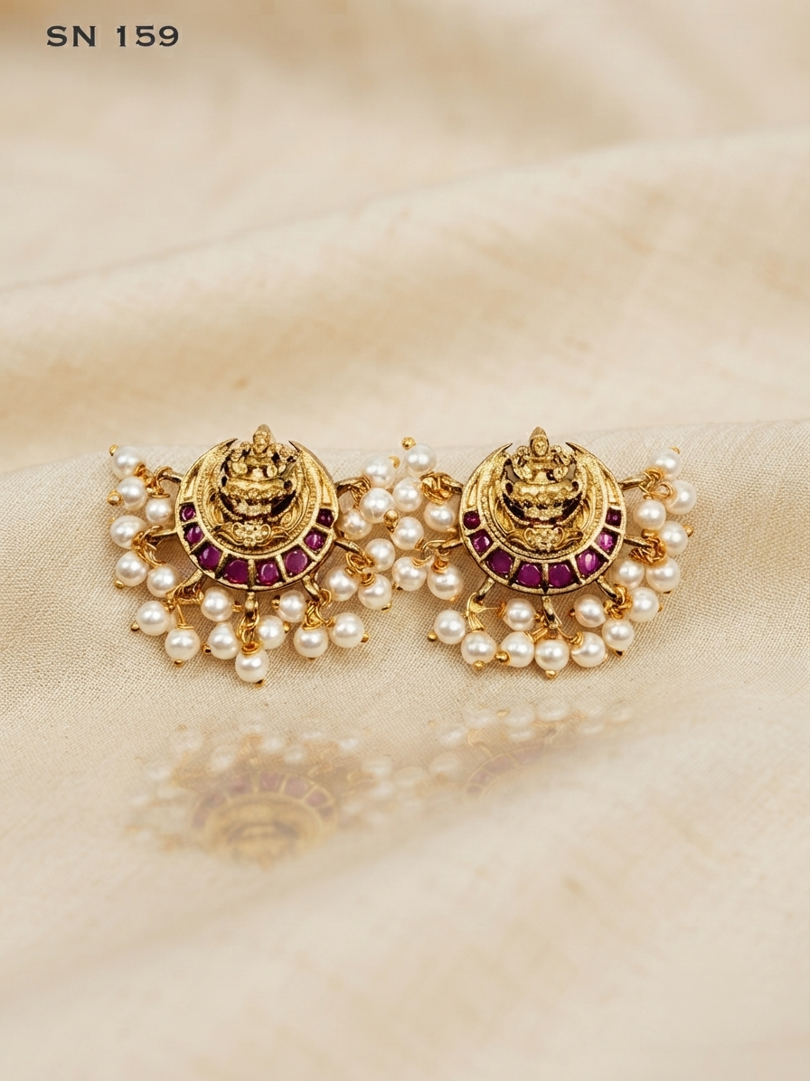 Lakshmi Chandbali Studs