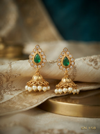 Teardrop Halo Jhumka
