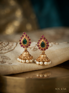 Teardrop Halo Jhumka