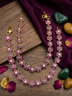 Floral Delight Gold-Toned  Anklets