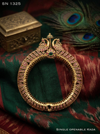 Peacock Ruby Kada Bangle