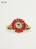 Coral Sunflower Kada