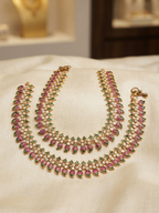 Mango Leaf Bridal Anklets (Payal)