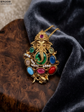 Navratna Ganesha Pendant