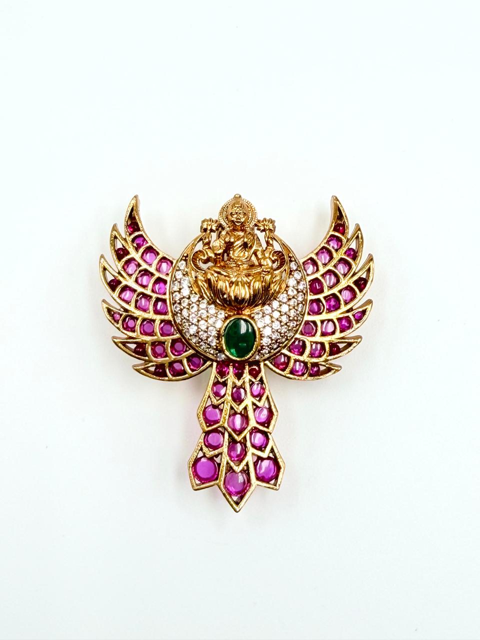 Lakshmi Garud Temple Pendant