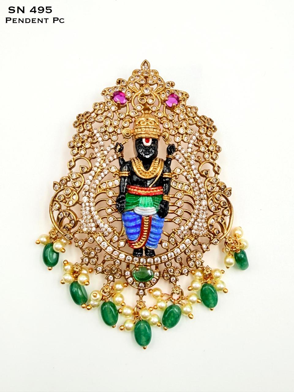 Sacred Tirupati Balaji Temple Pendant