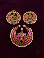 Chandbali Pendant & Earrings set