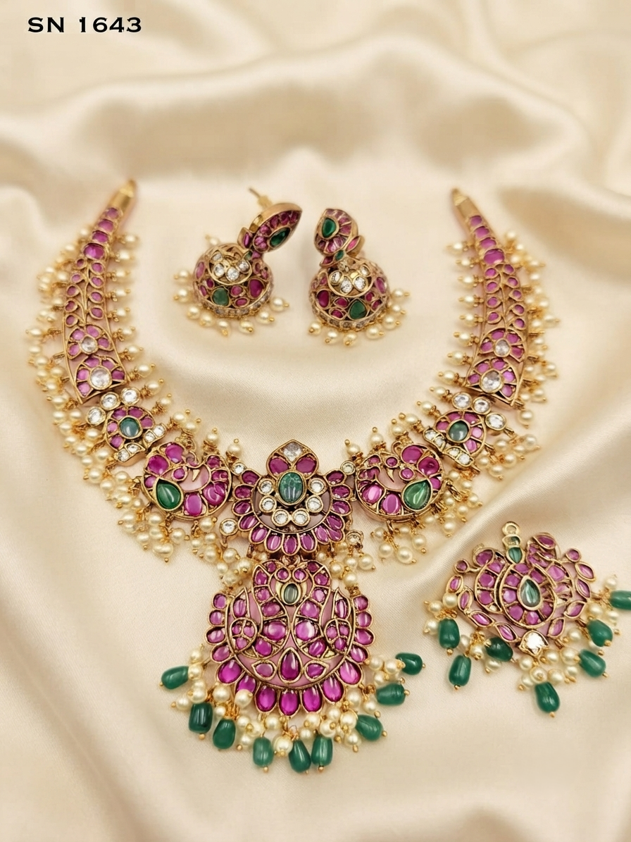 Bridal Kundan Necklace Set