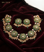 Lotus Floral  Necklace Set