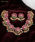 Lotus Floral  Necklace Set