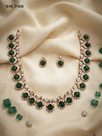 Emerald & Ruby  Necklace Set