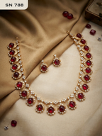 Emerald & Ruby  Necklace Set