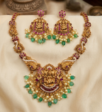 Lakshmi temple necklace