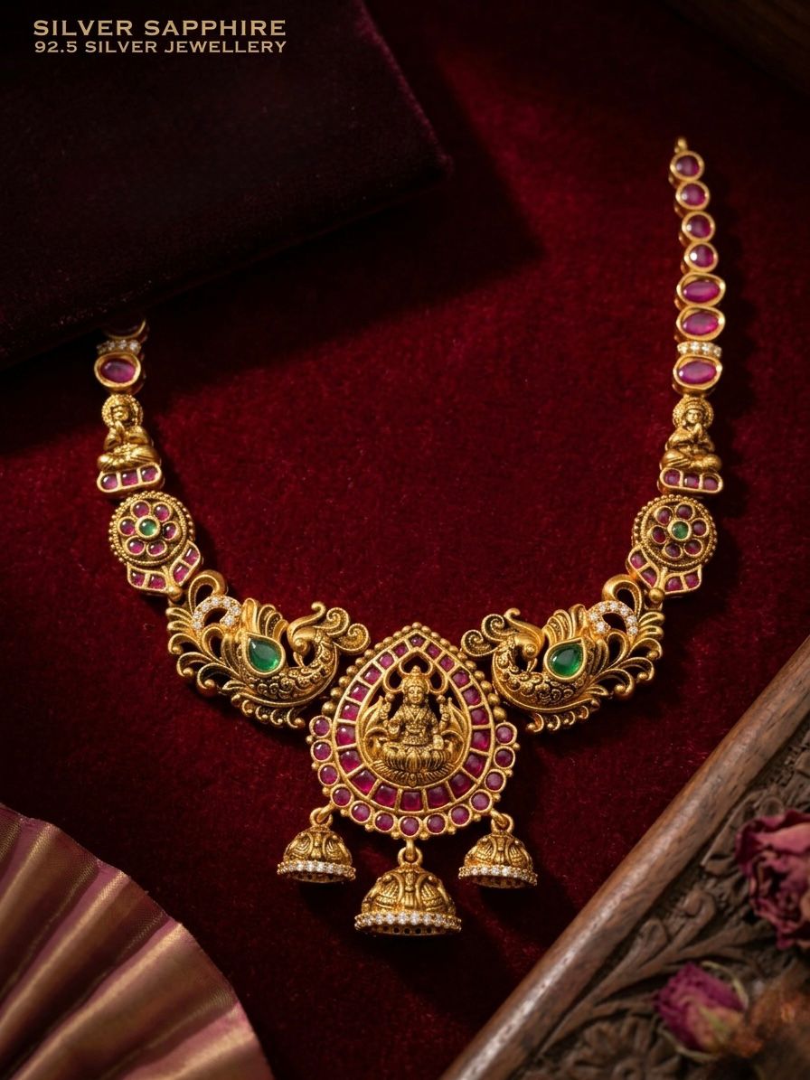 Lakshmi Temple Necklace