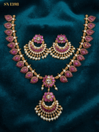Multicolor Kundan Necklace Set