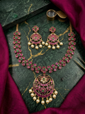 Floral Kundan Statement Necklace Set