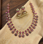 Guttapusalu Kundan Necklace Set