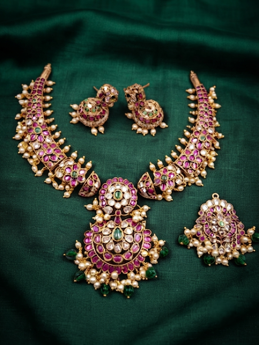 Vanki Design Kundan Necklace Set