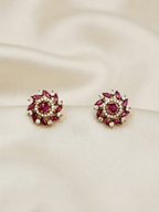 Sunburst Floral Stud