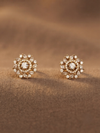 Sunburst Floral Stud